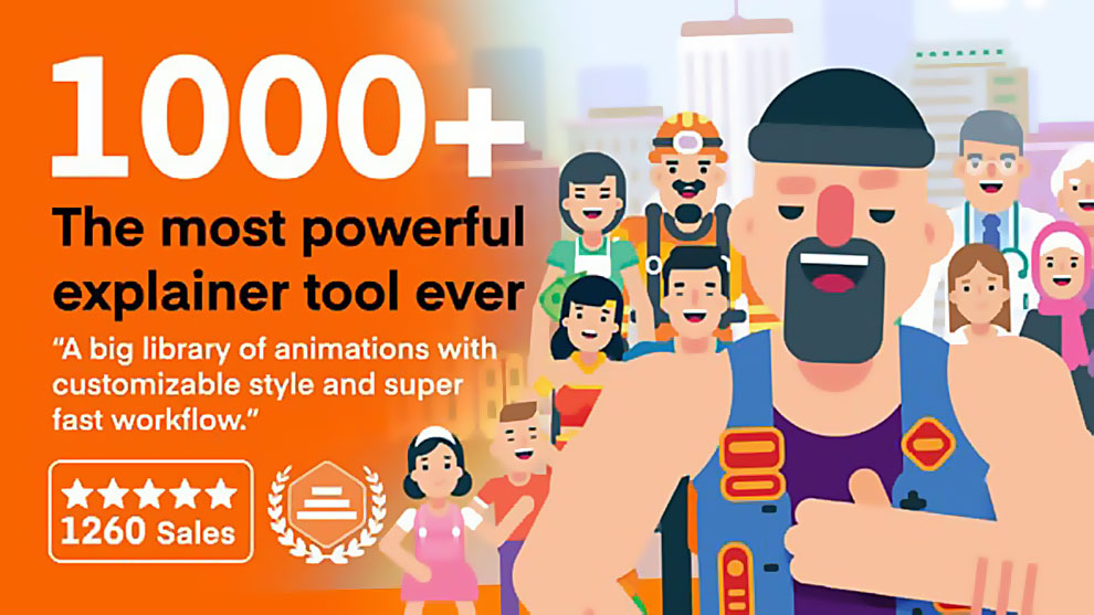 پروژه افترافکت جعبه ابزار موشن گرافیک تبلیغاتی Explainer Video Toolkit ...