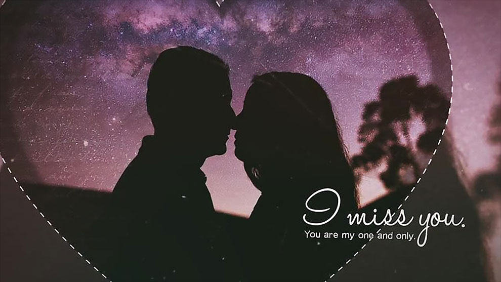 پروژه افترافکت داستان عاشقانه Love Story