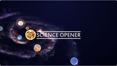 پروژه افترافکت افتتاحیه علمی Science Opener