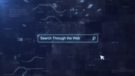 پروژه افترافکت افتتاحیه جستجو در وب Search Through The Web