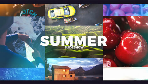 پروژه افترافکت اسلایدشو Summer Slideshow