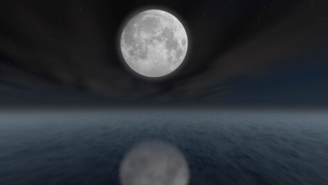 مجموعه فوتیج ویدیویی حرکت ماه در آسمان
