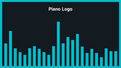 موزیک زمینه لوگو با پیانو Piano Logo