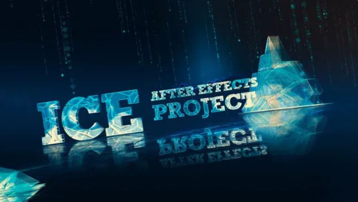پروژه افترافکت زمستانی Ice Winter Snow Project • مخزن ودره