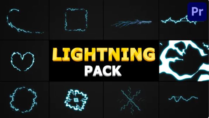 پروژه پریمیر رعد و برق Lightning Pack