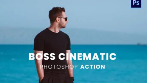 اکشن فتوشاپ افکت سینمایی Boss Cinematic