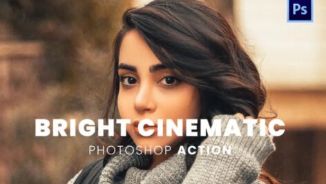 اکشن فتوشاپ افکت سینمایی Bright Cinematic