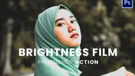 اکشن فتوشاپ افکت فیلم Brightness Film