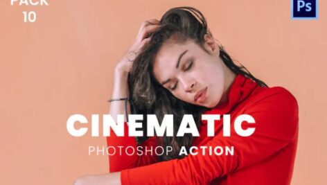 اکشن فتوشاپ افکت سینمایی Cinematic Photoshop Action