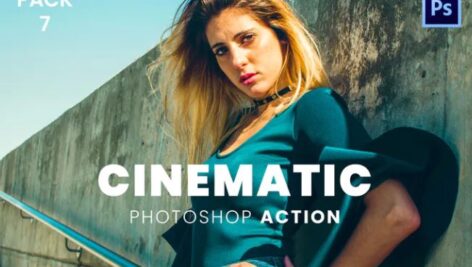 اکشن فتوشاپ افکت سینمایی Cinematic Pack 7