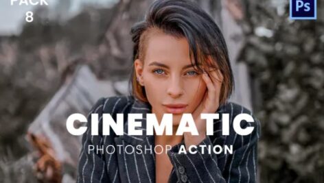 اکشن فتوشاپ افکت سینمایی Cinematic Pack 8