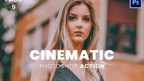 اکشن فتوشاپ افکت سینمایی Cinematic Pack 9