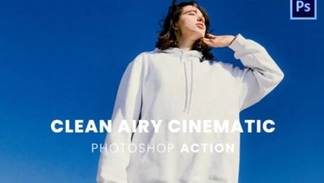 اکشن فتوشاپ افکت سینمایی Clean Airy Cinematic