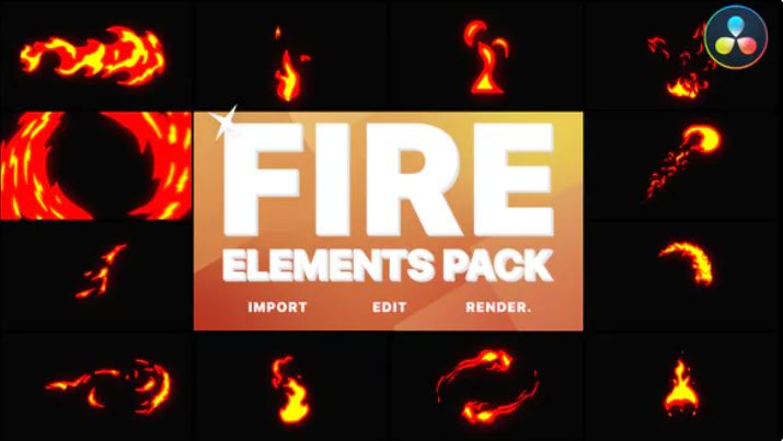 پروژه آماده داوینچی ریزالو آتش Fire Elements • مخزن ودره