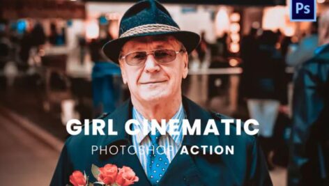 دانلود اکشن فتوشاپ افکت سینمایی Girl Cinematic