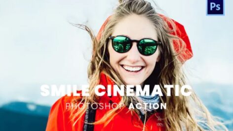 اکشن فتوشاپ افکت سینمایی Smile Cinematic