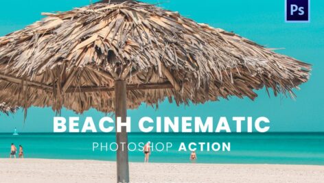 اکشن فتوشاپ افکت سینمایی Beach Cinematic