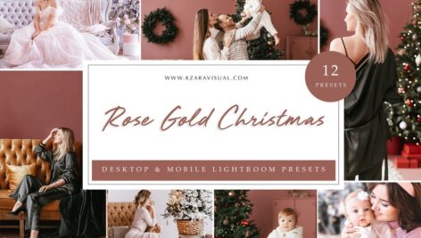 پریست لایت روم Lightroom Presets – Rose Gold