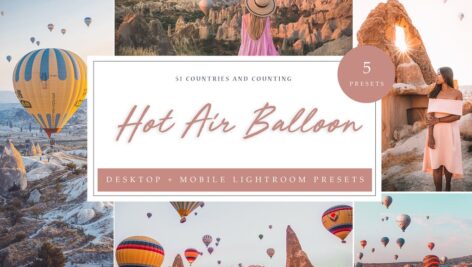 پریست لایت روم Lightroom Preset – Hot Air Balloon