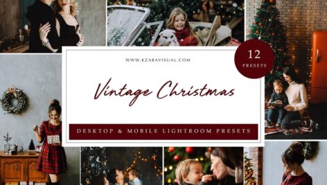 پریست لایت روم کریسمس Lightroom Presets – Vintage Christmas