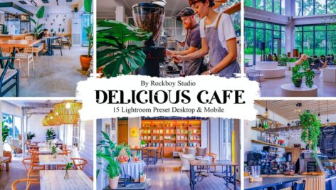 پریست لایت روم کافه 15 Delicious Cafe