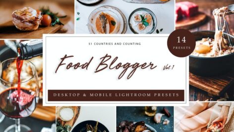 پریست لایت روم تم غذا Lightroom Presets – Food Blogger Vol. 1